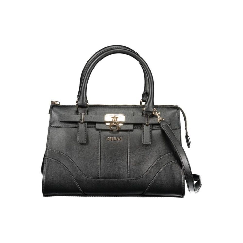 Guess Jeans Black Polyurethane Women Women's Handbag